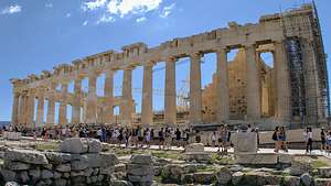 Long side of the Parthenon